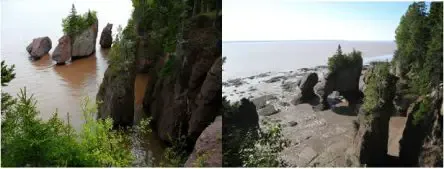 difference between high tide and low tide 2