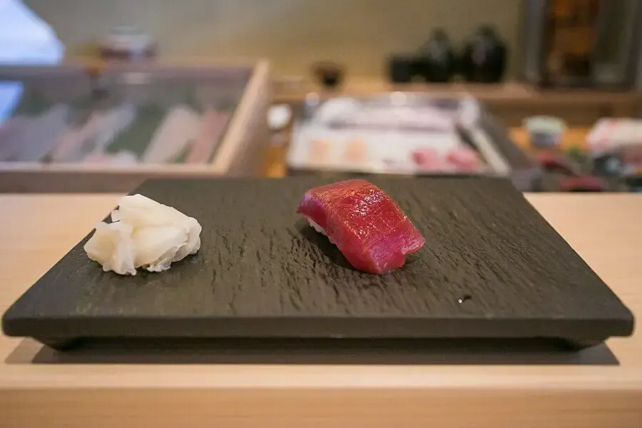 Bluefin tuna sushi