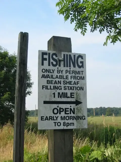 Fishing Permits available geograph.org .uk 205766